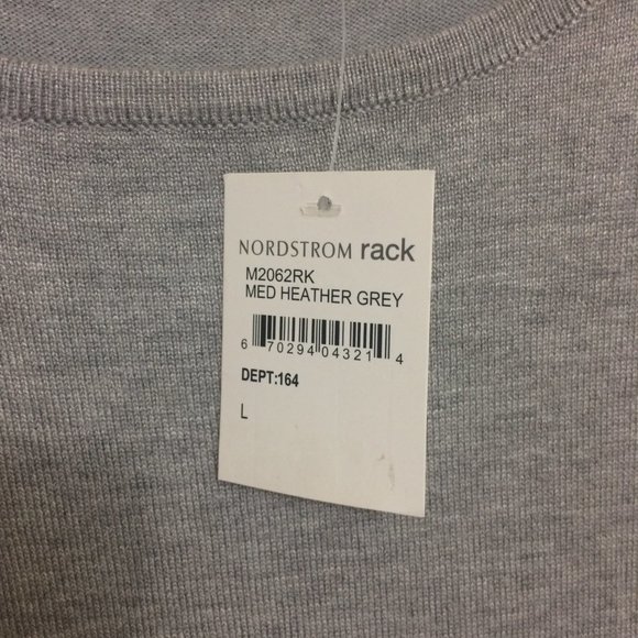 Olivia Sky Womens Large Mixed Media Knit Sweater - Picture 7 of 9